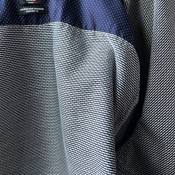 Linea In dress shirt Italian made noniron comfort fit - Picture 8 of 16